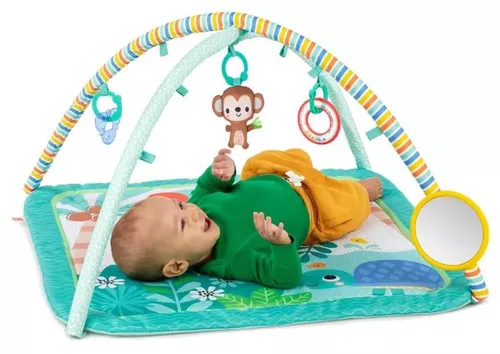 купить Коврик игровой Bright Starts 12812 Palm Party (cu bara de jucarii) в Кишинёве 