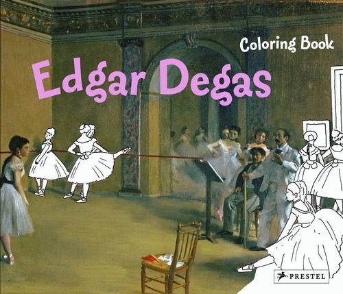 купить Edgar Degas Coloring Book By Annette Roeder в Кишинёве 