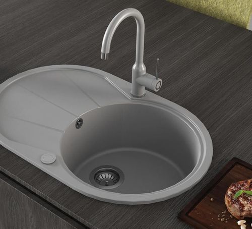 cumpără Bateria bucătărie Helika-AquaSanita 5023-220 VIDE Argent în Chișinău 