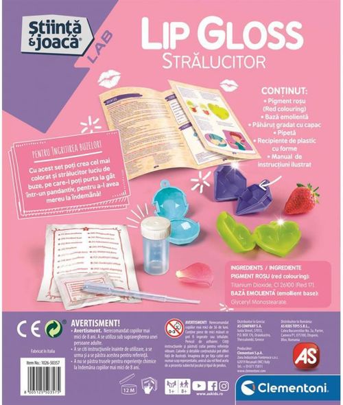 cumpără Set de creație As Kids 1026-50357 Lip Gloss Stralucitor - Stiinta & Joaca în Chișinău 