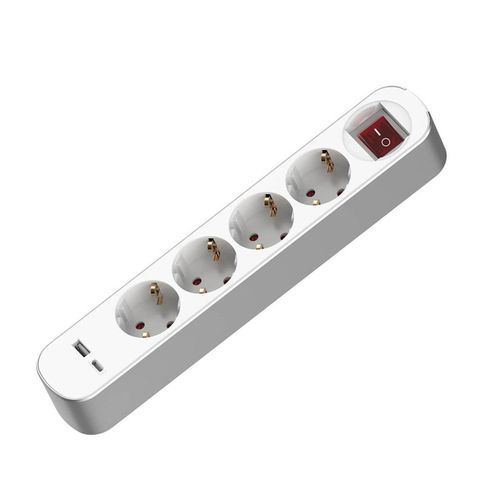 купить Фильтр электрический Muhler 1006183 Portable multiple socket outlets with 4-way+2-way USB ports type A+Ch 4-way+2-way USB ports type A+C в Кишинёве 