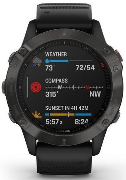 cumpără Ceas inteligent Garmin Fenix 6 Sapphire, Gray w/Black Band în Chișinău 