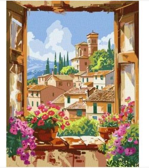 купить Картина по номерам Ideyka KHO6349 40x50cm Eco, Toscana iubita в Кишинёве 
