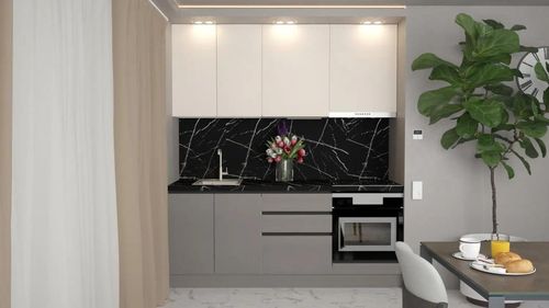 купить Мебель для кухни ArtFlame GOLA Cream/Stone Grey (2 m.l.) в Кишинёве 