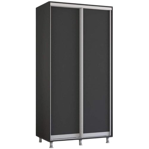 cumpără Dulap Mobildor-Lux Aron cu uși glisante (100x60x200H cm) Anthracite în Chișinău 