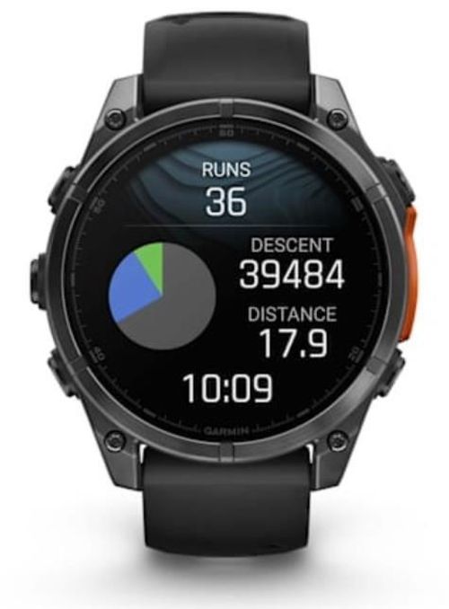 купить Смарт часы Garmin Fenix 8 – 47 mm, Slate Gray with Black Silicone Band (010-02904-00) в Кишинёве 