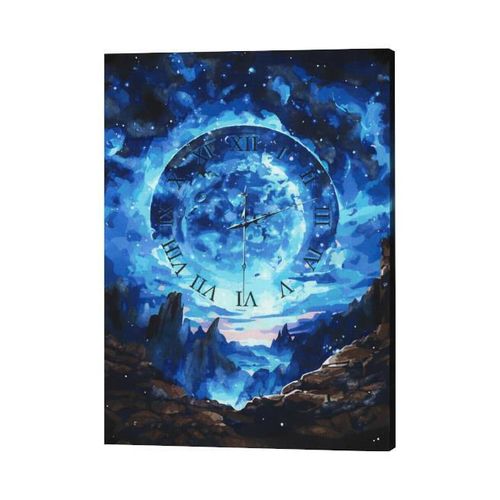 купить Картина по номерам BrushMe BS54005 40x50cm Eco, In spatiul timpului в Кишинёве 