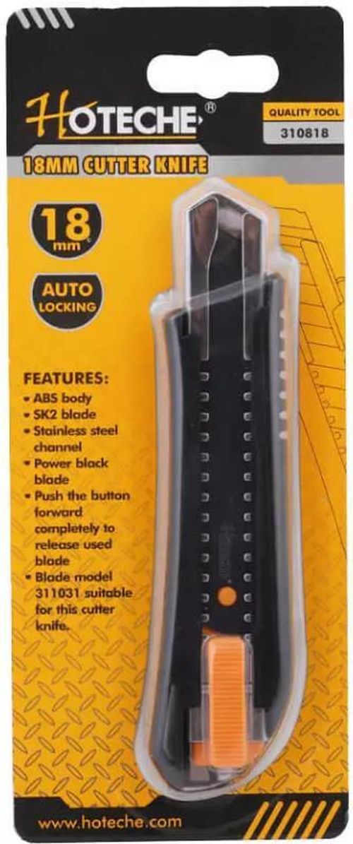 купить Ручной инструмент Hoteche 310818 с отламыв лезвием 18мм с автоблок. Aлюмин. в Кишинёве 