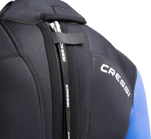 купить Аксессуар для плавания Cressi-Sub Morea Wetsuit (Bărbați) 3mm Black/Blue L/4 (Lu476004) в Кишинёве 