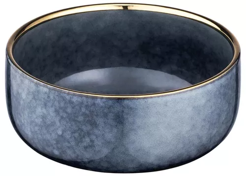 купить Салатница Ardesto AR2915AB Andria, 750 мл, 15.1см, керамика, сине-серый в Кишинёве 