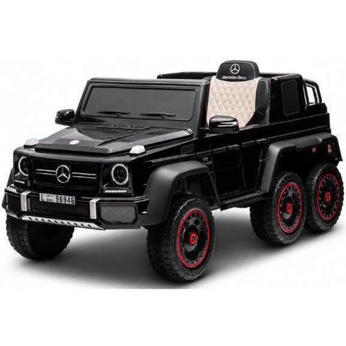 cumpără Mașină electrică pentru copii Kids car 8380036-6R_Black Mercedes-Benz G63 AMG 6×6, 12V10AH, scaune din piele în Chișinău 