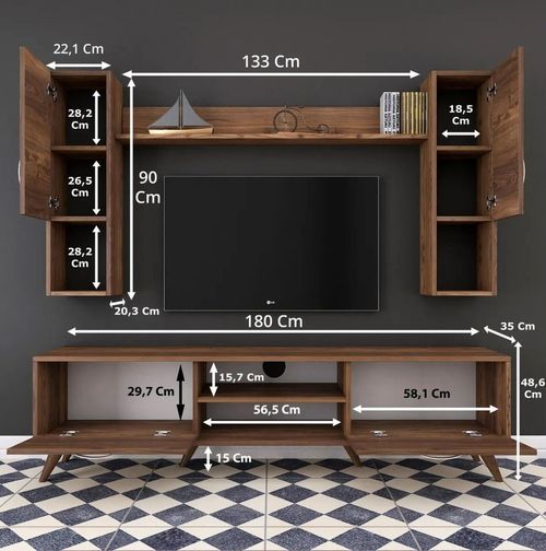 cumpără Set mobilă living Trendy M27, 284 180x48x35cm în Chișinău 