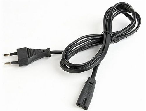 купить Gembird PC-184-VDE power cord with VDE approval, 1.8m, EU 2 pin input plug (cablu alimentare/кабель питания) в Кишинёве 