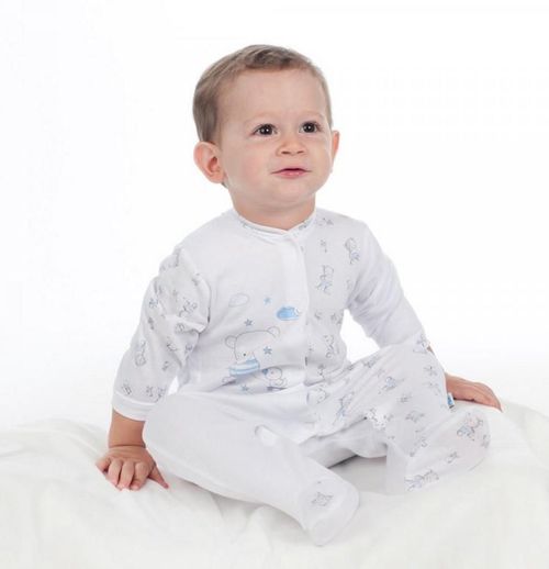 cumpără Lenjerie de pat pentru copii New Baby 36709 боди дл/рукав Bears blue 56 (0-3m) în Chișinău 