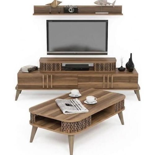купить Стенка Trendy Eylul Орех (комплект мебели для столовой) (GTR001280) в Кишинёве 