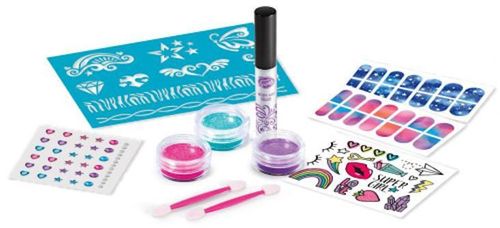 купить Набор для творчества miscellaneous 65502INT Набор для девочек Sparkling Glitter & Shimmer Tattoos & Nails Cra-Z-Art в Кишинёве 