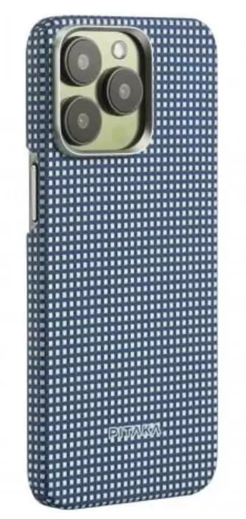 купить Чехол для смартфона Pitaka MagEZ Case 4 for iPhone 15 Pro Max (KI1501PBLUE) в Кишинёве 