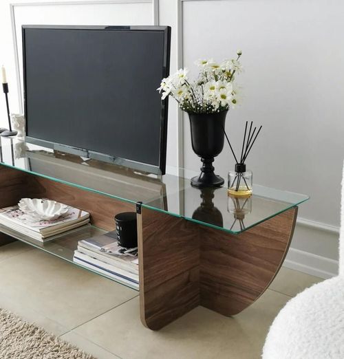 cumpără Comodă TV Trendy Crin, Nuc 158x40x35cm în Chișinău 