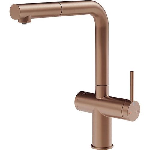 купить Смеситель кухонный Gessi 60572-708 Inedito Copper Brushed PVD в Кишинёве 