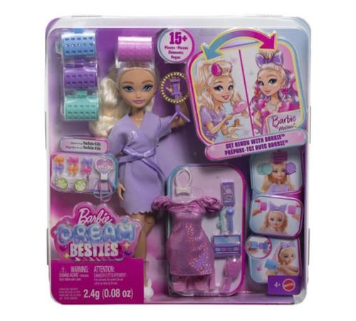 cumpără Păpușă Barbie JGG38 Dream Besties, Pregătiri cu Barbie - Malibu în Chișinău 