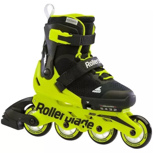 cumpără Role Rollerblade MICROBLADE NERO/GIALLO NEON Size (36.5-40.5) în Chișinău 