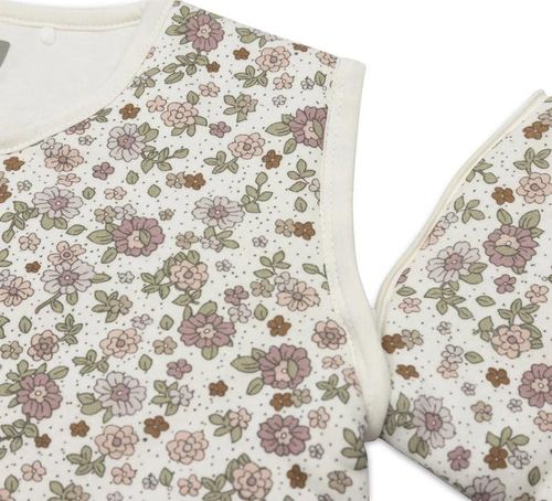 купить Детское постельное белье Jollein 016-541-67045 cu maneci detasabile Retro Flowers, 90 cm в Кишинёве 