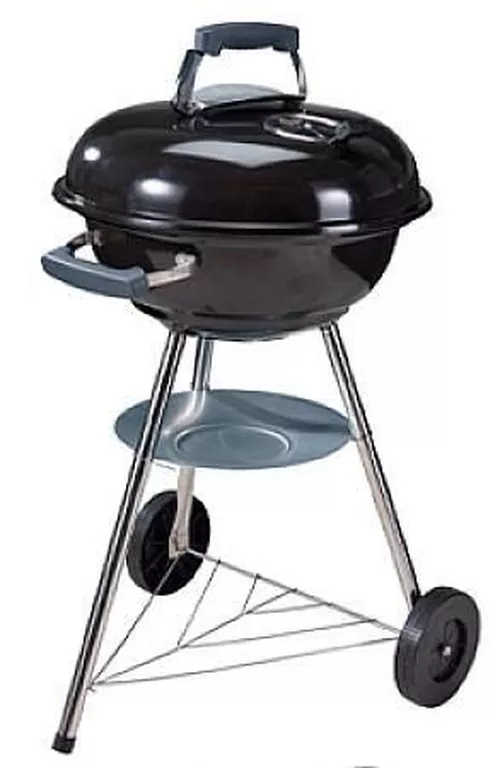 купить Мангал BBQ 50786 Gratar rotund cu picioare D47cm, H83cm, cu plasa si raft в Кишинёве 