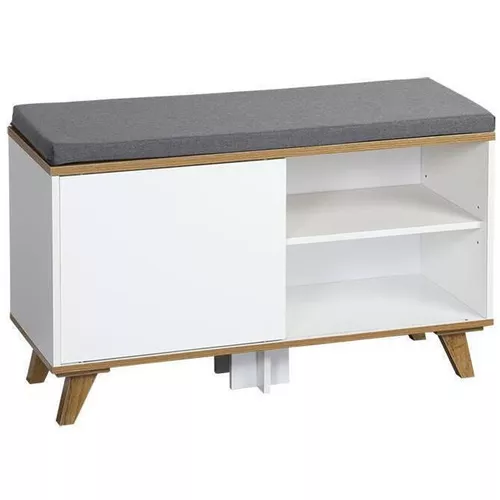 cumpără Raft pentru încălțăminte Kesper 15942 Dulap pantofi alb PAL 77x30x48cm în Chișinău 