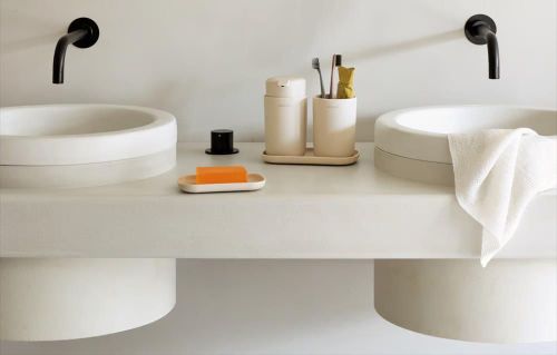 cumpără Set pentru baie Brabantia 22 34 02 Accessory Set Brabantia, 3 Pieces, Soft Beige în Chișinău 