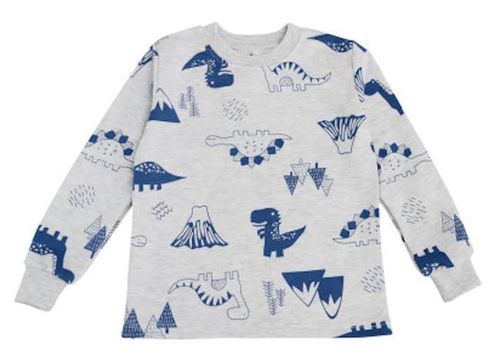 купить Детская одежда Minikin 2430101104 Пижама р-р104, серый меланж, унисекс в Кишинёве 