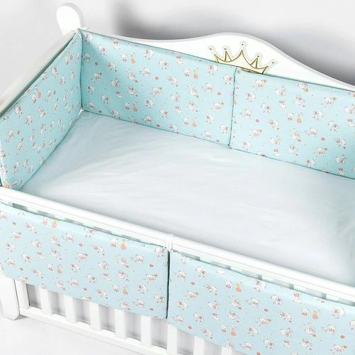купить Бортик для кроватки PernaMea Ursulet turcoaz 120x60cm (PM.101755/13) в Кишинёве 