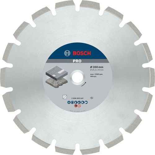 cumpără Disc de tăiere Bosch 2608603641 Disc diamantat Best for Asphalt 350x20x25.4mm în Chișinău 