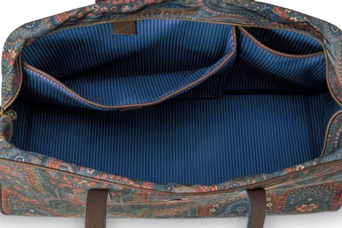купить Сумка дорожная Pip Studio 51.275.023 Tovy Weekend Bag Large Jabali Blue 65x25.5x35cm Blue в Кишинёве 