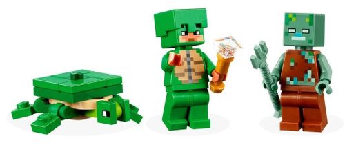 купить Конструктор Lego 21254 Minecraft Turtle Beach House в Кишинёве 