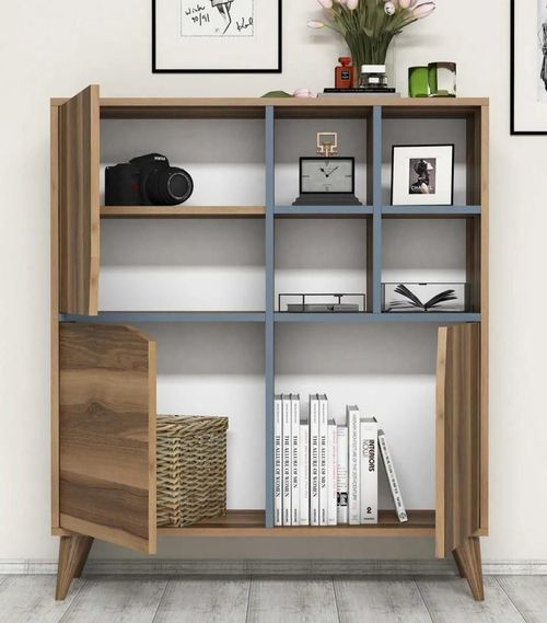 купить Комод Trendy Puls-Nuc, Albastru 100x115x30cm, multifunctionala (GTR006630) в Кишинёве 