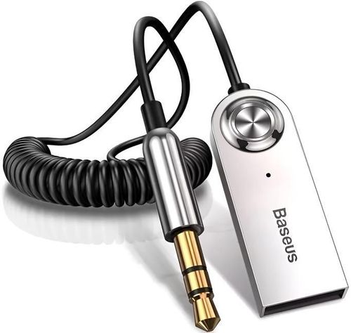 купить Аксессуар для автомобиля Baseus CABA01-01 Car Adapter Wireless Audio Receiver 3.5mm BA01, Black в Кишинёве 