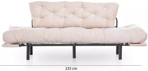 cumpără Canapea Trendy Nitta Triple Crema, extensibila (3 locuri) în Chișinău 