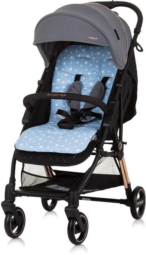 cumpără Accesorii pentru cărucior Chipolino VVPAD02401BLUE Матрасик в коляску blue/blue stars în Chișinău 
