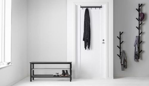 cumpără Raft pentru încălțăminte Ikea Tjusig 108x50 (Negru) în Chișinău 