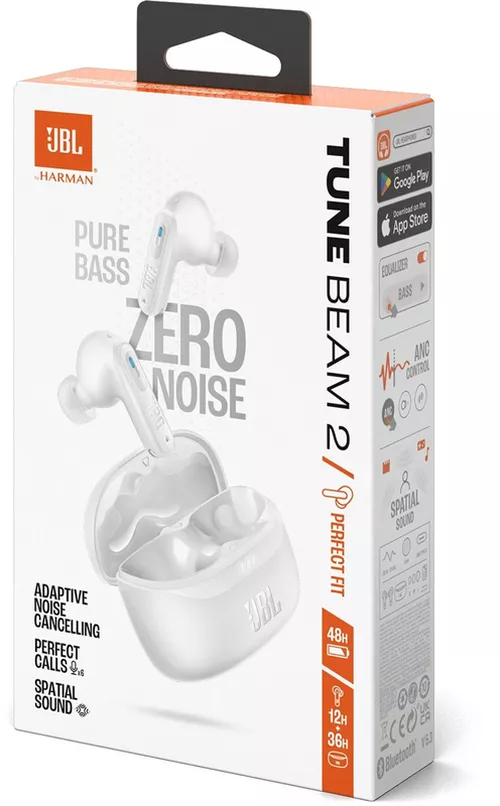 купить Наушники беспроводные JBL Tune Beam 2 White в Кишинёве 