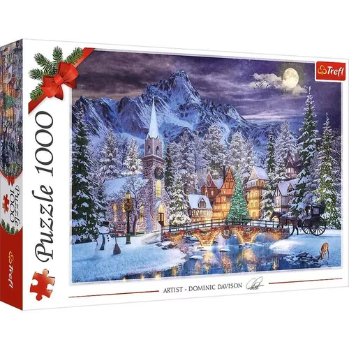 cumpără Puzzle Trefl 10629 Puzzle 1000. Atmosferă de Crăciun în Chișinău 