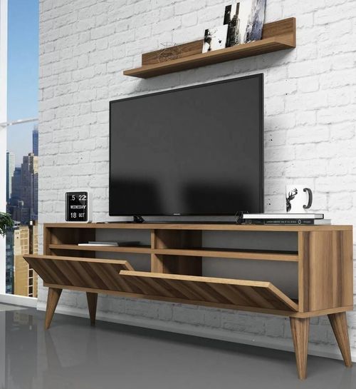 купить Тумба напольная для TV Trendy Cel mai bun, Nuc 150x50x30cm в Кишинёве 