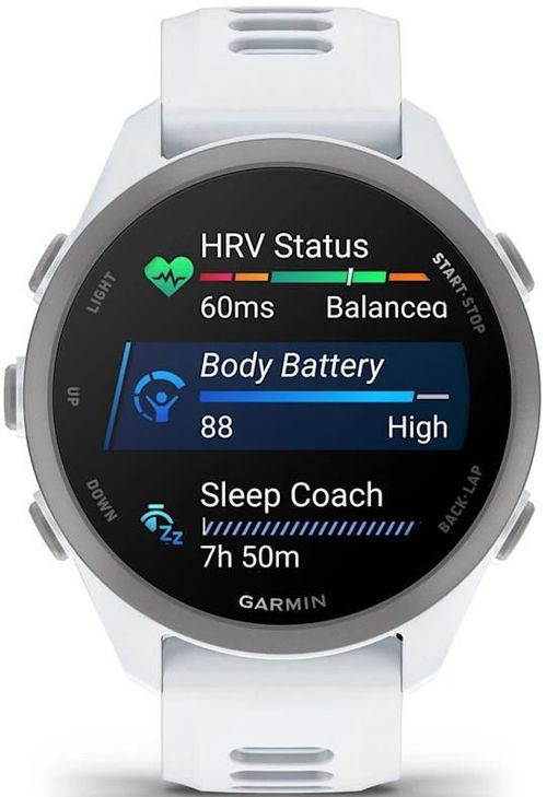 cumpără Ceas inteligent Garmin Forerunner 170 Music, GPS, WiFi, Whitestone/Cloud Blue, WW (010-03920-11) în Chișinău 