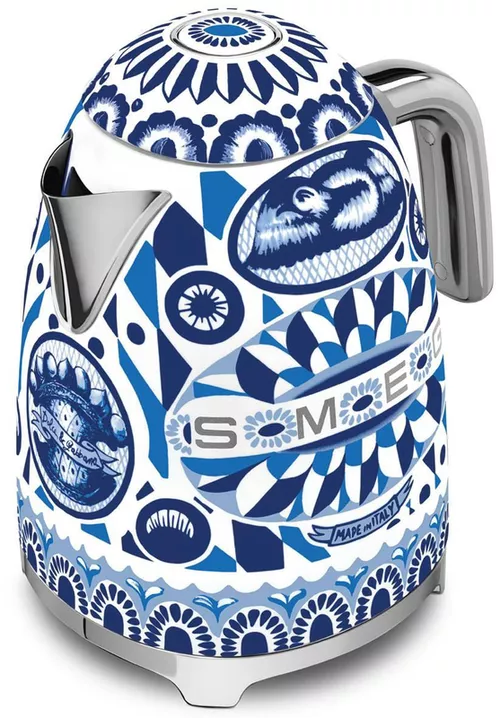 купить Чайник электрический SMEG KLF03DGBEU Blu Mediterraneo Dolce&Gabbana в Кишинёве 
