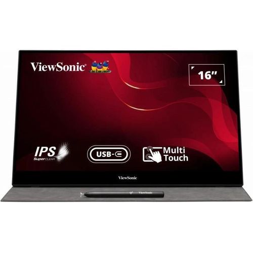 cumpără Monitor Viewsonic TD1655 Portable Touch Monitor Black în Chișinău 