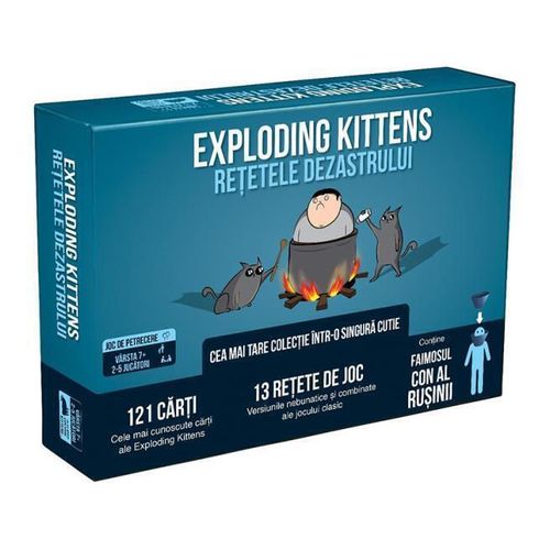 купить Настольная игра Asmodee EKIRFD01RO Pisici explozivi. Retete pentru dezastru (RO), cod 58162 в Кишинёве 