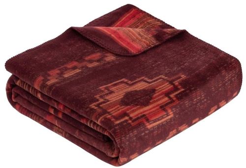 cumpără Cuvertură Ibena 2750/400 220x260 Jaquard Decke Gaya Red în Chișinău 