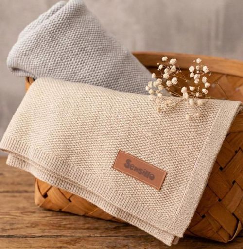 купить Детское постельное белье Sensillo 43442 Плед Bamboo 80x100 Light Pink в Кишинёве 