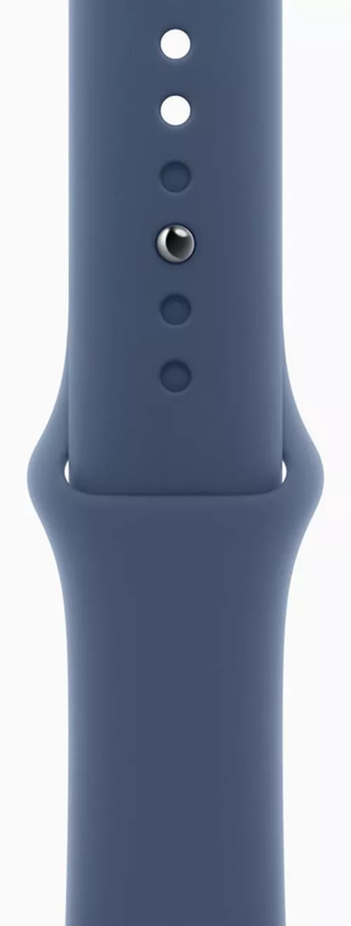 купить Смарт часы Apple Watch Series 10 GPS 42mm Silver Aluminium Case with Denim Sport Band - S/M MWWA3 в Кишинёве 