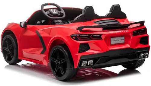 cumpără Mașină electrică pentru copii Kids car 8070490R_Red Corvette C8, 12V10AH, scaune din piele în Chișinău 